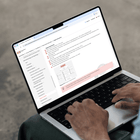 Laptop screen with a preview of Acute Medicine