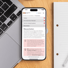 Phone screen with a preview of Acute Medicine