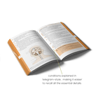 Open Neurology book with conditions explained in a structured and visual way