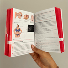 Person holding the pocket obstetrics and gynaecology, showing a structured page with conditions