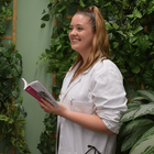 Healthcare professional holding pocket Radiology