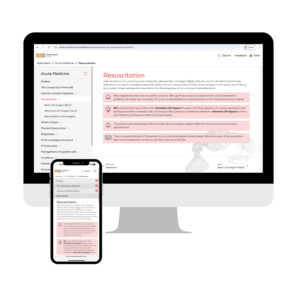 Resource Compendium Acute Medicine (Online Subscription) – Compendium Medicine