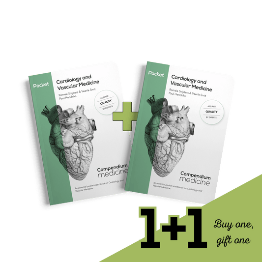 Two medical books on Cardiology and Vascular Medicine with a discount: buy one, gift one