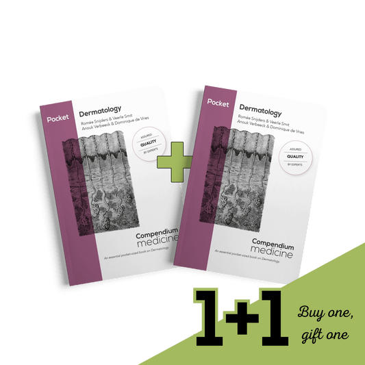 Two medical books on Dermatology with a discount: buy one, gift one