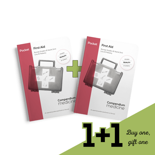 Two medical books on First Aid with a discount: buy one, gift one