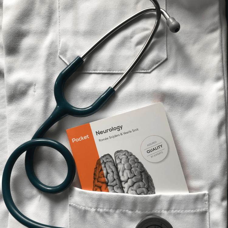 Neurology pocket in white coat pocket doctor