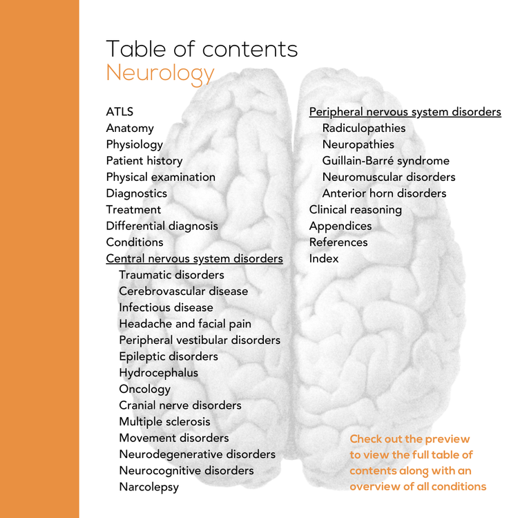 Table of contents Neurology